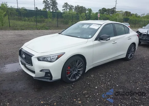 2023 Infiniti Q50 Red Sport 400 Awd z USA, uszkodzony, nr VIN JN1FV7DR8PM590919